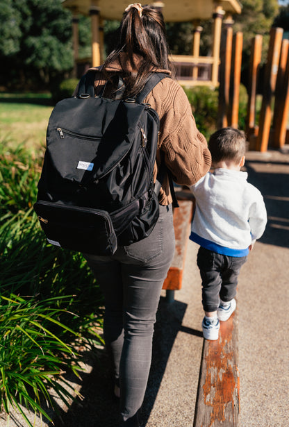 Deluxe Nappy Bag - Black